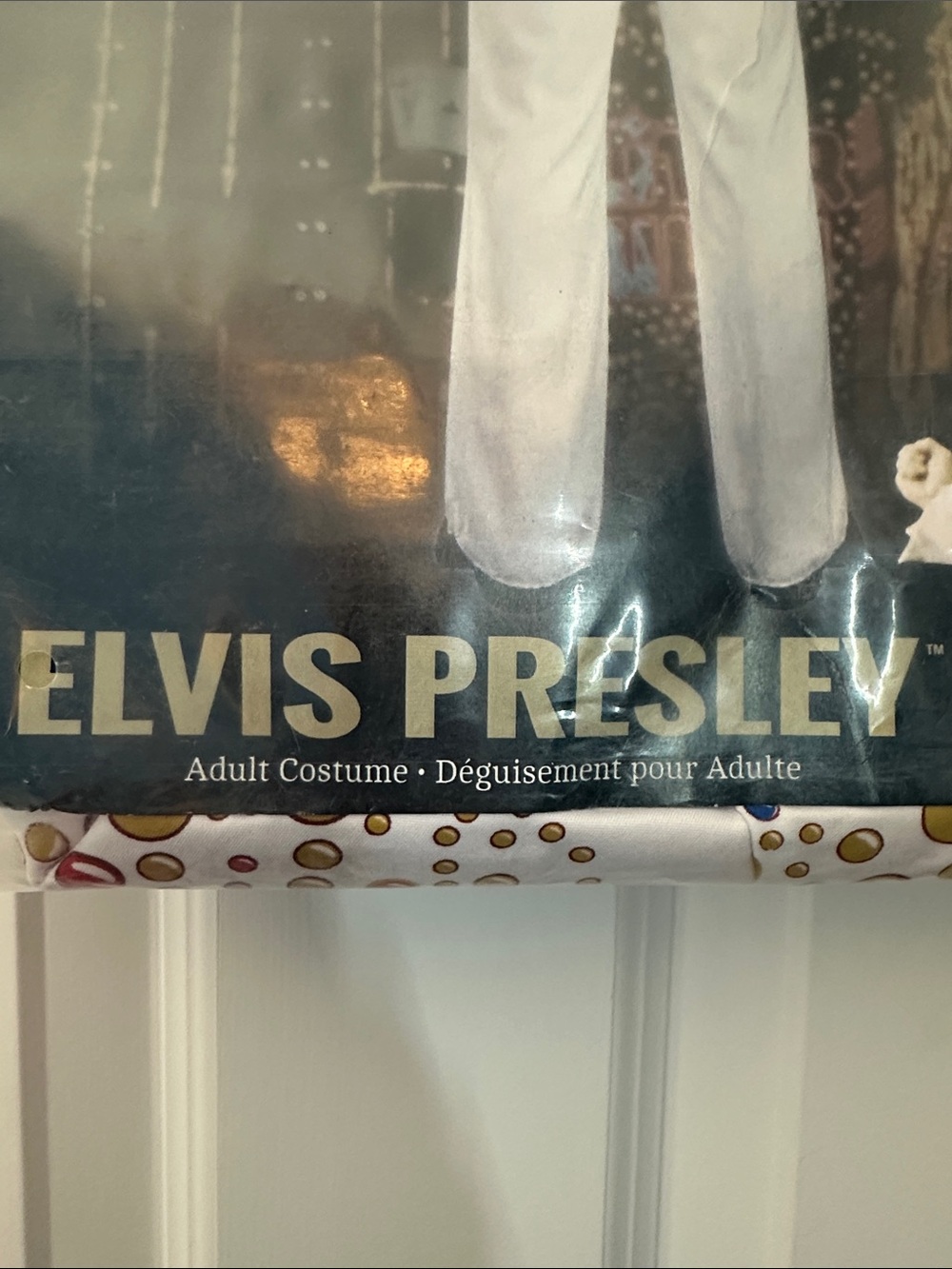 NWT Elvis Presley Men's White and Gold Eagle Cape Costume OS *cape only* - Picture 6 of 9